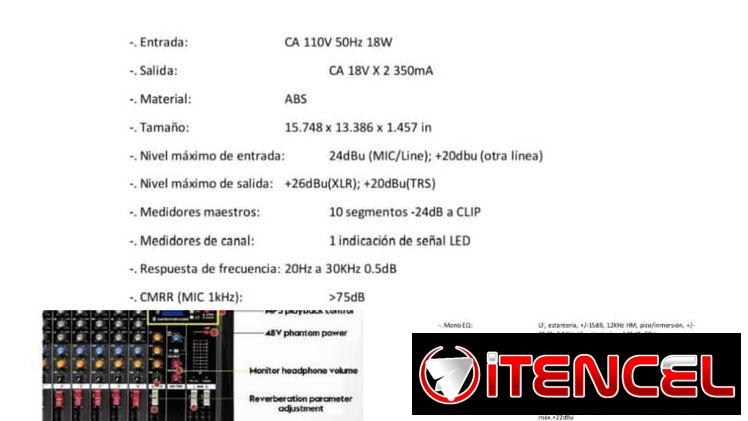 Venta de sistemas de audio y luces