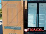 Exhibidora 20 pies Milexus Vertical Doble Puerta con cerradura Precio $1000 USD Transporte gratis. Garantía y factura.