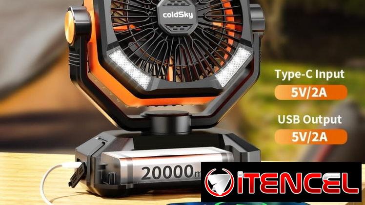 Ventilador recargable Coldsky