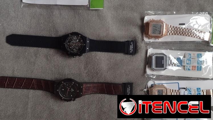 Relojes Casio, Hublot y sencillos por unidad y cantidad .