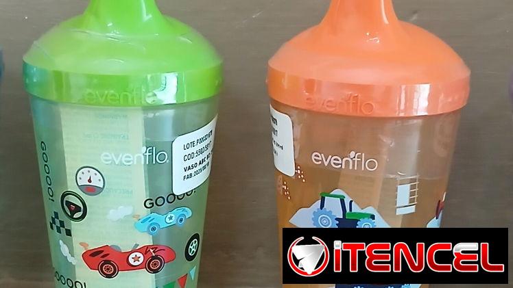 Vasos entrenadores engomados, antiderrames, 10 onzas