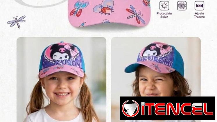 Gorras de muñequitos para niños y niñas