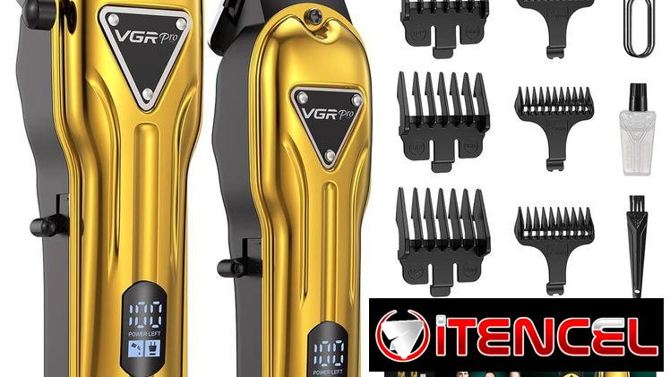💈🔥 MAQUINA DE PELAR PROFESIONAL VGR PRO + TRIMMER ⚡ INALÁMBRICA KIT COMPLETO 💥 Envío + Garantía