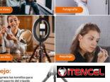 * Anillo de luz para selfie de 10″ con trípode de 73″ y 1 soporte para teléfono.