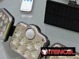🌞 Lámpara LED de SEGURIDAD para exteriores con Sensor de movimiento y Solares