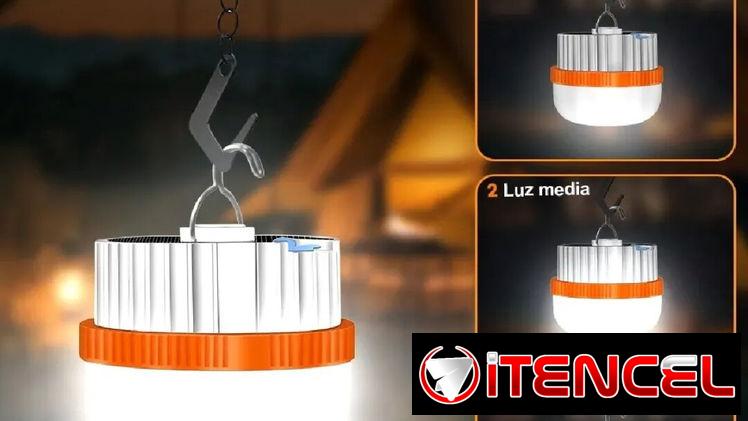 Lámpara solar recargable de 150w
