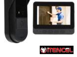 Sensor de movimiento y timbre inteligente con pantalla