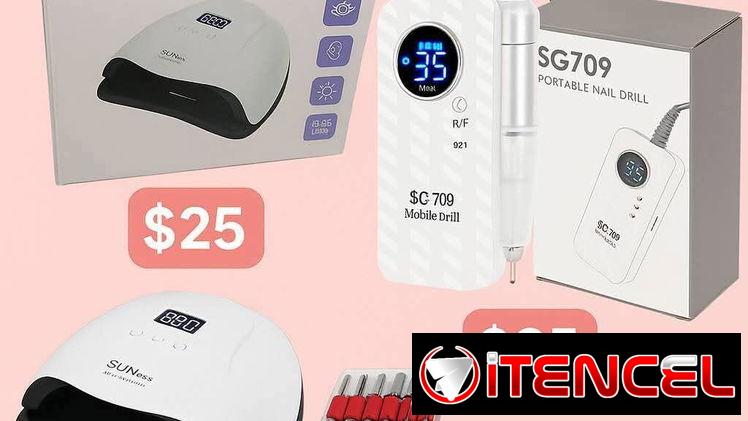 💅 Lámpara LED/UV SUN BM-5  y Máquina recargable SG709