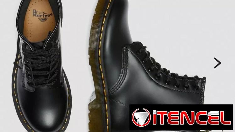 Botas de piel lisa.
