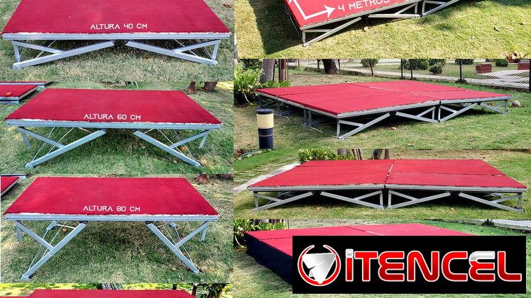 DJ SPANGLISH RENTA DE ESCENARIO MODULAR PARA TODOS SUS EVENTOS CON TRANSPORTE DISPONIBLE (Kinetica)