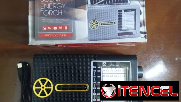 Radios 8 bandas solar con Bluetooth.