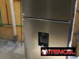 Refrigerador 15 pies SAMSUNG con dispensador de agua congelación seca, Tecnología Inverter Precio $870 USD Traqnsporte I