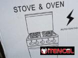 COCINA CON HORNO DE GAS CON 4 QUEMADORES Y 20 PLATEADA, ENTREGA DE FACTURA, VARIEDAD DE ELECTRODOMÉSTICOS, ETC