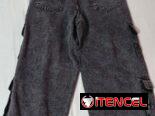 Pantalon de mezclilla ancho de hombre