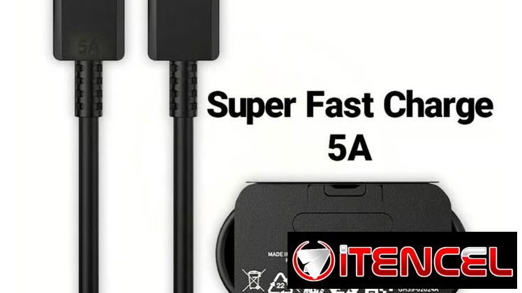 Cable Tipo C – Tipo C. Samsung Alta Calidad Fast Charger 5A / Negro.