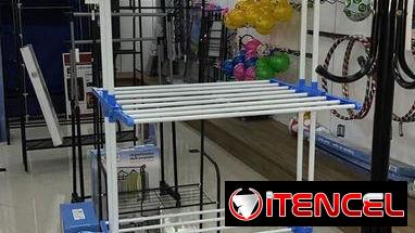 Perchero de Ropa Grande – Plegable y con Ruedas