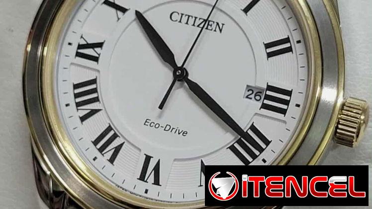 CITIZEN ECODRIVE AREZZO (AW1694-50A) DE 40MM , UNISEX , CRISTAL DE ZAFIRO , DOS TONOS , NUEVO A ESTRENAR   58049738