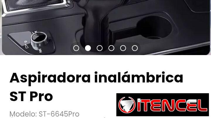Aspiradora inalámbrica ST Pro. Capacidad de la batería: 4000 mAh