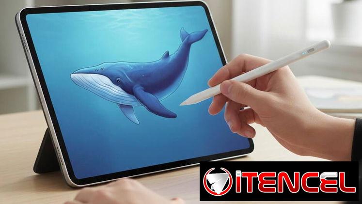 Lápiz táctil activo universal con punta fina de 1.2 mm (Negro) | videojuegoshabana.com
