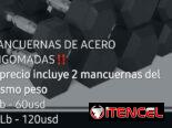 MANCUERNAS DE ACERO EXAGONALES RECUBRIMIENTO ENGOMADO