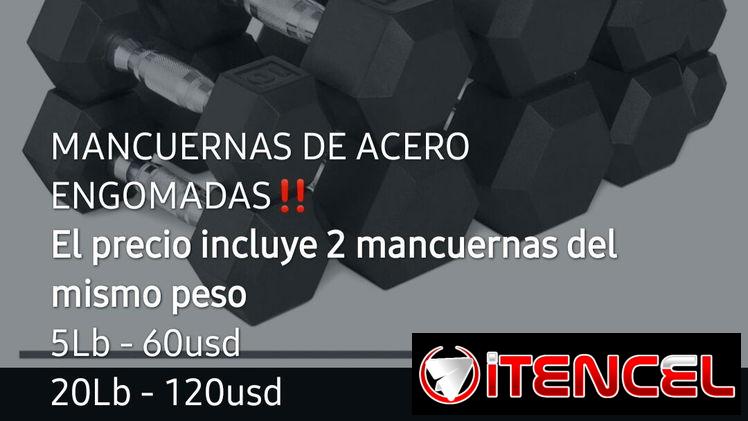MANCUERNAS DE ACERO EXAGONALES RECUBRIMIENTO ENGOMADO