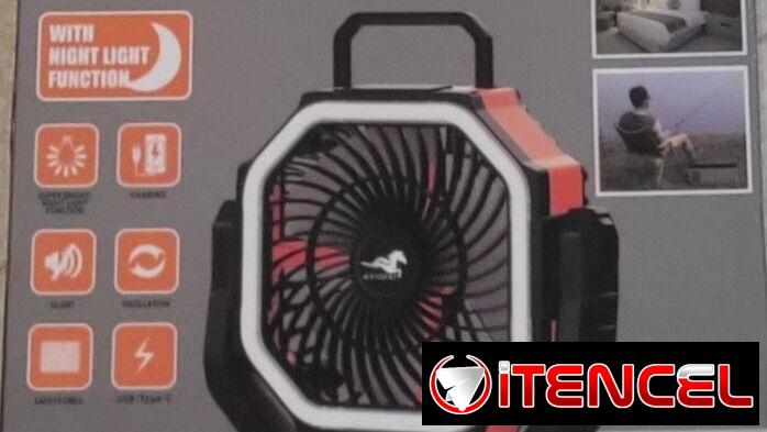 Ventilador lámpara recargable BUEN PRECIO 4veloc  mucha duración  BUEN PRECIO llame 53317308.nueva