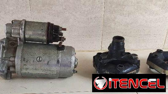 Motor de arranque y calzos transmisión