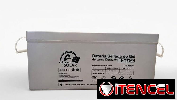 🔋 ⚡ Batería de Gel ALL NOVU 12V 250Ah