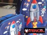 Mochilas de niños con lunchera y cartuchera