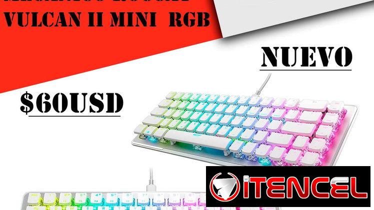Teclados mecánico Roccat Vulcan II Mini RGB “Nuevo Sellado”