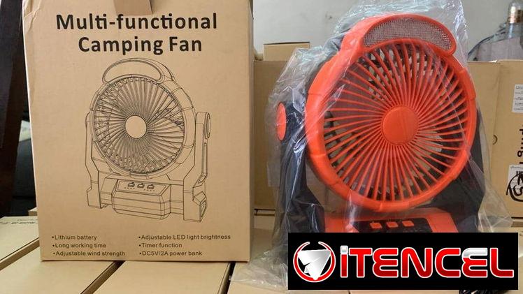 Ventilador recargable portátil de 3 velocidades con rotación de 270° Nuevos sellados en caja
