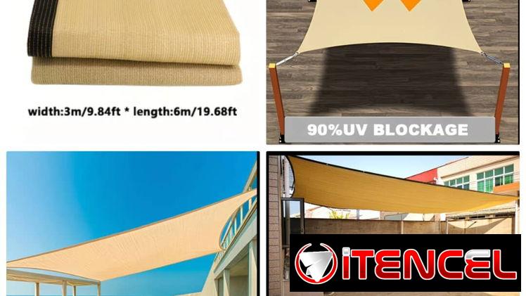 Toldo para sombra color beige