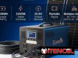 🪭🏴‍☠️Estación de Energía ELANOVA 2508Wh/ 2200W + 2 Paneles Solares de 200W -💲1000 USD🪆