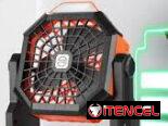 🌬️💡 VENTILADOR PORTÁTIL RECARGABLE CON LUZ LED La solución real para el calor, los apagones y los mosquitos 😓🦟