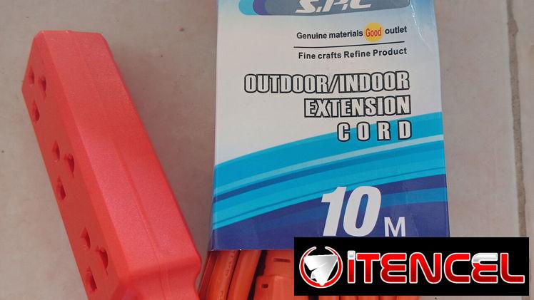 Extensión eléctrica de 10 metros