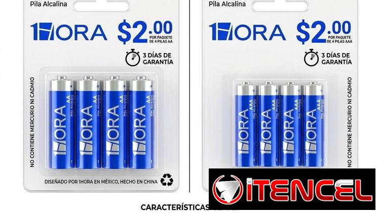 🔋MARCA 1HORA 🔋 PILAS AA Y AAA PARA LOS ACCESORIOS DE TU CASA. MENSAJERÍA CON FACTURA Y GARANTÍA. TL 54833699