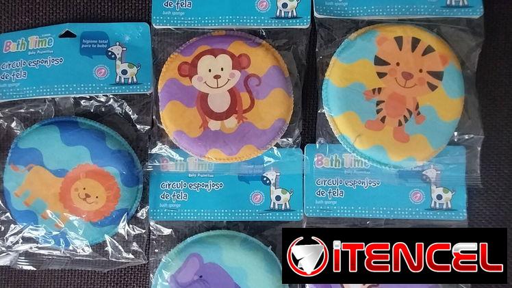 ESPONJAS DE BAÑO BEBÉ