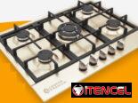 Cocina de Gas Cooper Premium 5 Quemadores Empotrada con magneto acero Inoxidable $170 USD transporte incluido Garantía