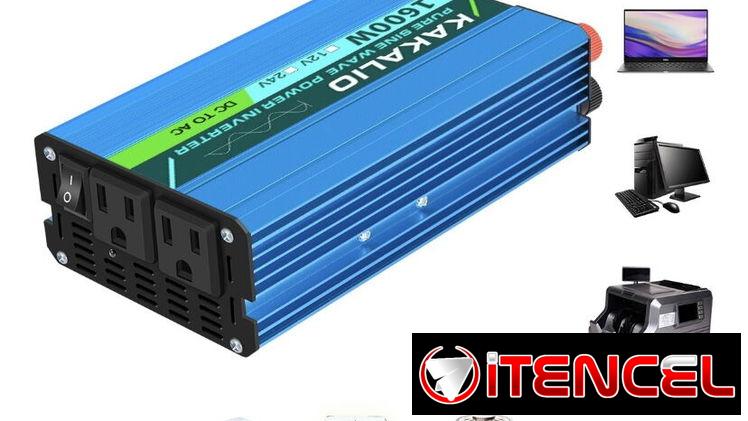 Inversor, Convertidor de 1600w onda sinusoidal pura. Nuevo