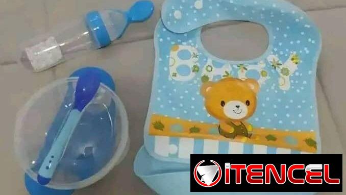 Juego de comer de bebe varios colores