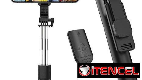 * Trípode y palo selfie telescópico de 37″