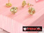 LM Joyeria. Aretes Van Cleef originales oro 10k.  Incluimos garantía. Precios en cada foto. Mensajería disponible.
