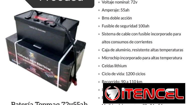 Baterías de 72 v. Lea descripción y llame al 52901568 móvil y WhatsApp, le asesoramos en su compra.