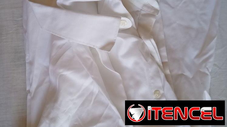 Camisa blanca de mangas largas talla L Marca Perri Ellys