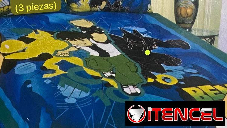juego d sabana personal para niño (3 piezas) temática BEN10