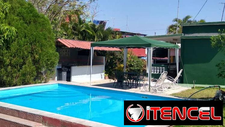 🌊Renta de casa con piscina/Alquiler de casa con piscina y respaldo energético/Casas en la playa con piscina 🌊