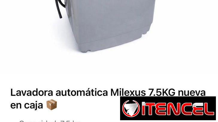 Lavadora automática Milexus 7.5kg