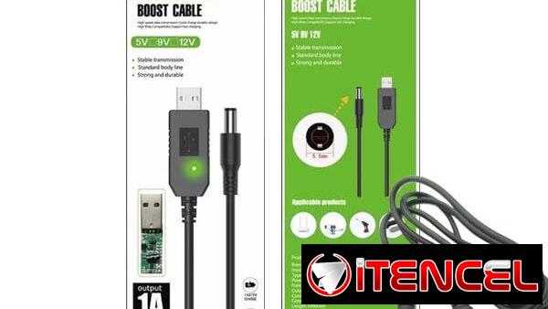 Cable Power Boost – Convierte tu Power Bank en una fuente de energía para router (6 usd)