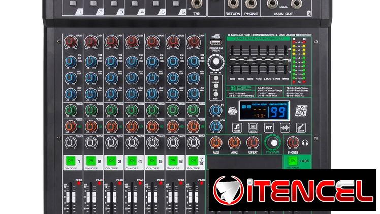 Mixer 8 canales, nueva