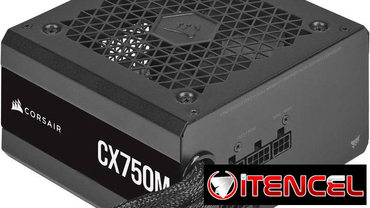 Fuente de alimentación semimodular CORSAIR CX-M CX750M de 750 W, formato ATX, con certificación 80 PLUS BRONZE. 52815418